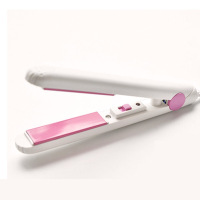 直发棒卷发器卷发棒两用直发器夹板陶瓷烫发器美发器内扣刘海 粉白