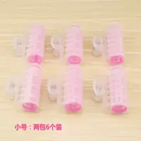 韩国空气刘海卷不伤发神器 塑料卷发器卷发棒卷发筒发卷美发工具 小号(两包6个)