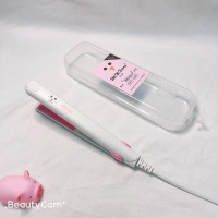 迷你卷发棒两用电夹板女拉直发直卷直板夹刘海迷小型熨板懒人神器 白色[送收纳盒] 送六[发带+卷发筒]