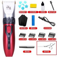 理发器电推剪专业充电式发廊专用成人电推子剃头刀家用电动剪儿童 原装标配大礼包+钢平剪 (银色)