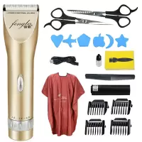 [送双剪]理发器电推剪成人电推子儿童剃头刀婴儿剪发理发器 金色[标配+双普通剪]