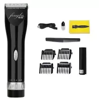 [送双剪]理发器电推剪成人电推子儿童剃头刀婴儿剪发理发器 黑色[标配+海绵梳子]