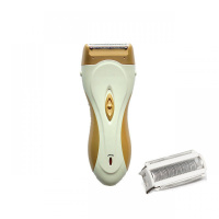 女士脱毛器电动剃毛器刮毛刀全身腿毛充电式私处腋下毛男保密发 金色充电款+1备用刀头