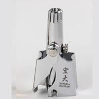 鼻毛修剪器男士鼻毛清理器女士手动不锈钢鼻毛器剪鼻毛鼻孔剃毛器 银色抗菌闪光版