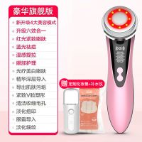 仪器家用脸部提拉紧致面部红蓝光童颜机嫩肤仪导出导入仪 粉色嫩肤美容导入仪+补水套装