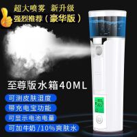 纳米喷雾补水仪便携式脸部保湿补水蒸脸器冷喷仪加湿神器 至尊测试白40ML喷矿泉水牛奶爽肤水