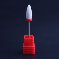 多功能电动美甲打磨机 迷你笔式磨甲器 抛光机 灰指刻打磨工具 红色细齿[F]