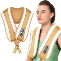 [送礼佳品]捶背敲敲乐颈肩部腰部脖子肩膀捶打按摩披肩仪器 增强版金色手挂二核捶打+大力度