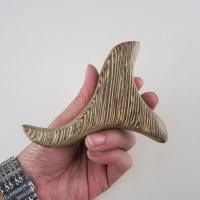 足部按摩工具香木质制三角雀脚底按摩器点穴位按摩器拔筋刮痧棒 鸡翅木