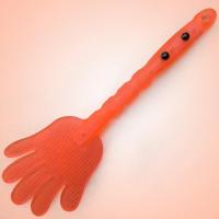 升级版五指按摩拍痧掌经络拍按摩器穴位敲打锤保健棒手掌拍痧板 升级版大巴掌粉色一支