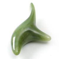 树脂蜜蜡三角按摩雀足疗锥叉足底按摩器手动脚底按摩棒穴位经络锥 绿色