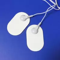 按摩器颈椎全身静音迷你按摩仪理疗仪智能多功能腰部数码养生仪器 贴片六对+一拖二电极线一根