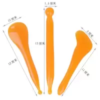 按摩爪子头部按摩器点穴全身按摩爪八爪五爪挠痒痒器抓头拨筋棒 蜜蜡3件套