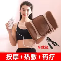 曲度腰部按摩器腰间盘突出仪腰疼劳损牵引器多功能按摩枕全身 治疗仪(老款+车载线) 药包*6
