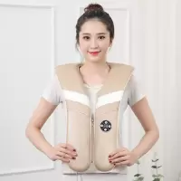 颈椎按摩器颈部腰部肩部电动颈肩按摩披肩家用全身多功能捶打 豪华4核捶打披肩
