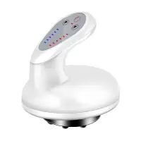 家用充电电动刮痧仪器拔罐按摩仪经络疏通仪器淋巴排毒吸痧仪机器 (实惠款)新款白色[插电款]+送礼品