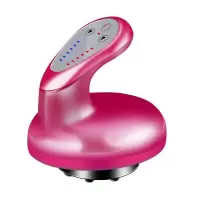 家用充电电动刮痧仪器拔罐按摩仪经络疏通仪器淋巴排毒吸痧仪机器 (推荐款)玫红色[充电款]+送礼品
