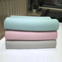 泰国天然乳胶枕颈椎按摩枕成人乳胶枕头儿童枕头芯护颈枕头枕芯 大号按摩颗粒枕[内套+果绿空气棉套] 1[只装]