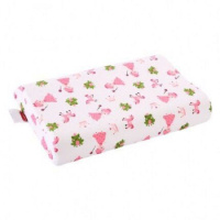 泰国天然乳胶枕颈椎按摩枕成人乳胶枕头儿童枕头芯护颈枕头枕芯 儿童曲线枕[萌宠小马] 1[只装]