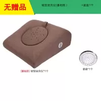 艾灸盒随身灸家用实木艾灸仪艾灸贴宫寒坐灸仪家庭温灸仪艾灸坐垫 咖啡色新款坡型+隔姜盘