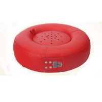 艾灸盒随身灸家用实木艾灸仪艾灸贴宫寒坐灸仪家庭温灸仪艾灸坐垫 电子版圆形红色艾灸仪