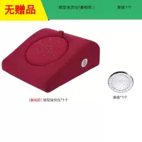 温控艾灸盒随身灸家用艾灸仪器艾灸贴宫寒坐灸仪家庭温灸仪艾灸垫 新款坡型红色+隔姜盘