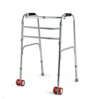 四脚老人助步器残疾人拐杖椅拐棍老年人手杖行走辅助器复健 带轮子