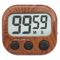 厨房定时计时器提醒做题考研秒表番茄时间管理学生网红学习倒计时 经典款木纹(傻瓜操作+99分钟)