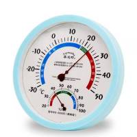 温湿度表大棚家用气温计室内温度计冰箱温度计寒暑表温湿度计 贵族蓝色