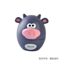 抖音同款定时器提醒厨房倒计时器家用时间管理钟表闹钟吸式机械式 卡通机械计时器-小牛紫色