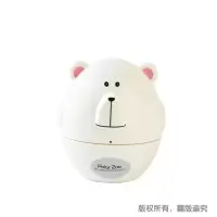 抖音同款定时器提醒厨房倒计时器家用时间管理钟表闹钟吸式机械式 卡通机械计时器-小熊白色