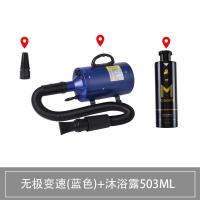 宠物吹风机狗狗吹水机大功率静音猫用品家用金毛大型犬专用烘干机 宝蓝色标配+送沐浴露