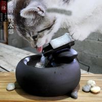 二等品 猫咪饮水器宠物饮水机环保瓷连接不退换可以正常使用 乡音SY-05-黑色色