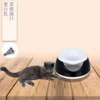 猫咪饮水机宠物自动饮水器自动循环饮水喂水器活氧循环水碗小猫猫 黑白色 耐干烧