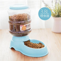 狗狗饮水器宠物自动喂食器喂水喝水器泰迪猫咪饮水机狗碗宠物用品 天蓝色 自动饮水器