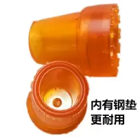 耐磨拐棍胶头 防滑拐杖头脚垫 手杖腋下拐杖配件牛筋拐头胶垫 10个装 内直径19mm