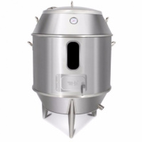 世厨商用8090CM带表双层保温不锈钢木炭燃气烧炉烧鹅鸭炉鸡烤吊炉 1米带表煤气木炭两用款