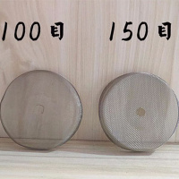 咖啡壶泡茶壶不锈钢冲茶器法压壶手冲套装耐高温防爆高硼硅玻璃杯 150目配件（2份） 350ML/150目