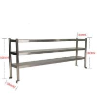 冷藏工作台商用冰柜保鲜作台冰箱冷冻双温奶茶店吧台全套设备 三层工作台层架 1.5*0.6*0.8