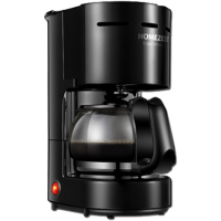 美式煮咖啡机家用全自动迷你煮咖啡壶小型商用滴漏式煮泡茶一体机 普通款1-6杯