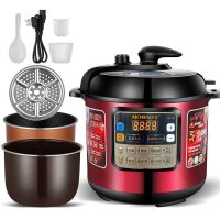电压力锅家用高压锅电饭煲多功能内胆4L5L6L正品全国联保 6L经典款A2双胆5-8人使用