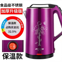 烧水壶家用热水壶大容量开水壶自动断电保温壶304不锈钢水壶