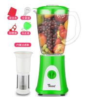 [三年换新]多功能家用榨果汁机蔬搅拌豆浆辅食绞肉料理机 绿色单杯+内置过滤器