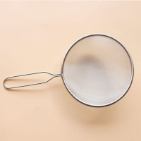 豆浆机过滤网配件304不锈超细漏勺 渣捞油末漏网罩筛超细家用 12CM40目
