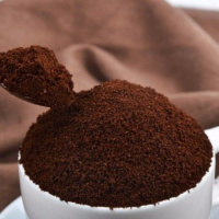 【特浓咖啡豆】越南进口新鲜烘焙无糖黑咖啡豆可现磨黑咖啡粉500g 500g磨粉