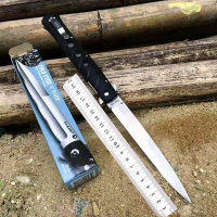 户外折叠刀辅助高硬度防身小刀野外求生特战单刃多功能军刀小工具