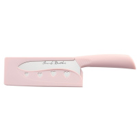 不锈钢切菜刀菜板砧板套装不锈钢全套厨房家用刀具剪刀多用刀组合 不锈钢粉色套餐一