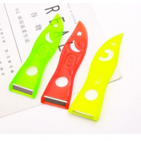 削皮刀刮皮刀水果削皮器多功能塑料刨子厨房家用土豆蔬菜刨皮刀 20个装(颜色随机)