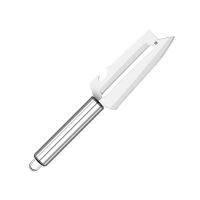 加厚版 不锈钢苹果削皮器 水果刀多功能厨房削莴笋多用刨刀刨鱼鳞 全钢四用刀 三把