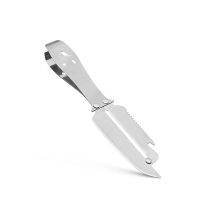 厨房多功能不锈钢削皮刀土豆苹果刮皮水果刀拔毛去鱼鳞老式刨刀具 带夹款【1把】